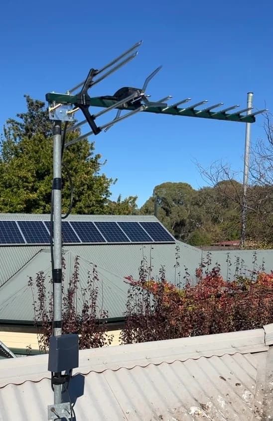 UHF TV antenna installed on a Norwood home, Adelaide